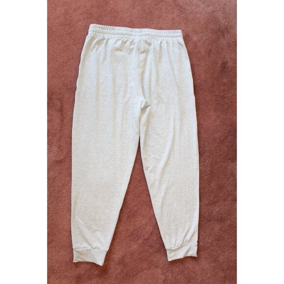 Quince Flow knit Mid Rise Men's Joggers Small Heather Pale Grey Outdoor Gym Run - Picture 6 of 10